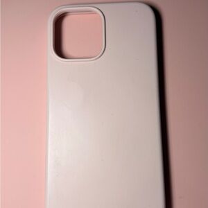 Light Pink Hard Silicone Phone Case